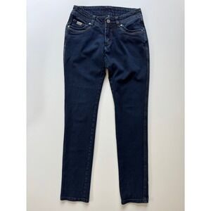 KUHL Skinny Jeans Womens 2 Regular (27x31) Blue Stretch Denim Outdoor Drawstring